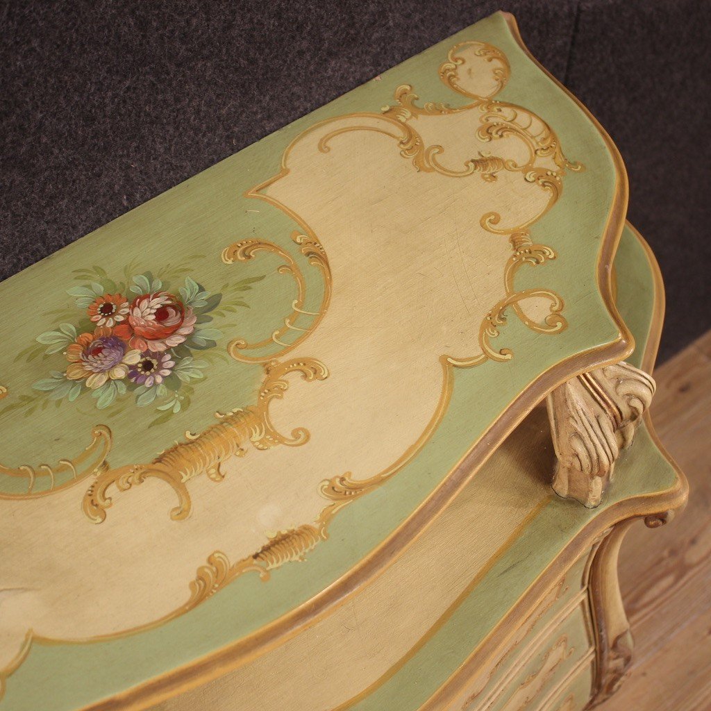 Sideboard Painted In Venetian Style From The 70s-photo-2