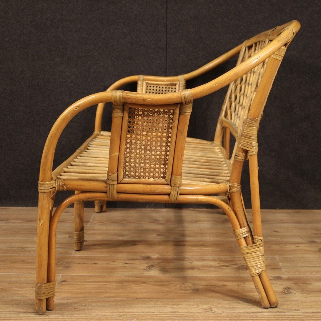 Italian Wicker Sofa-photo-4