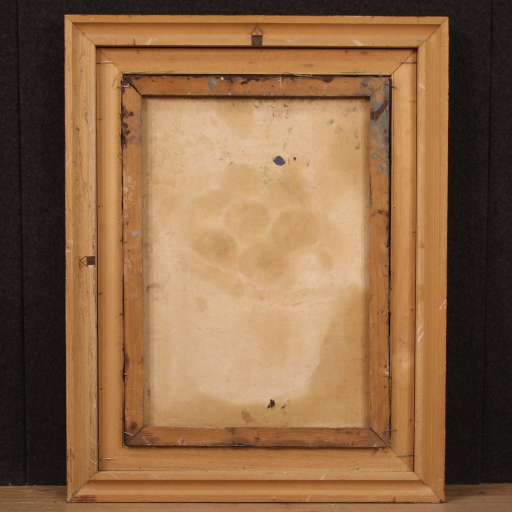 Tableau Italien Nature Morte Signée Par Valentino Ghiglia-photo-1
