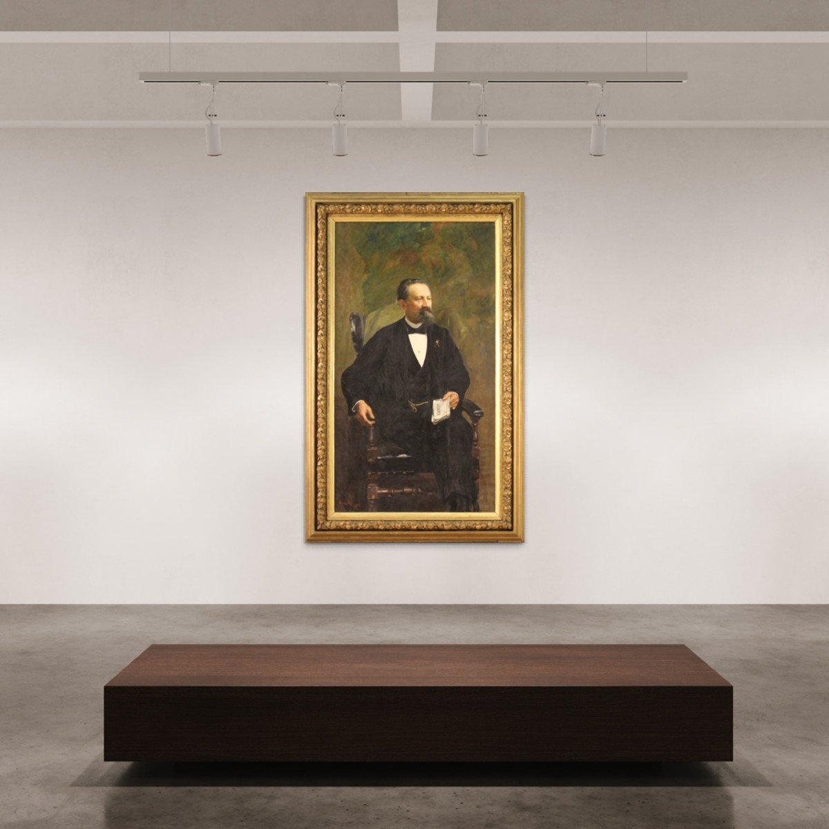 Italian Painting Signed Agazzi And Dated 1908-photo-6