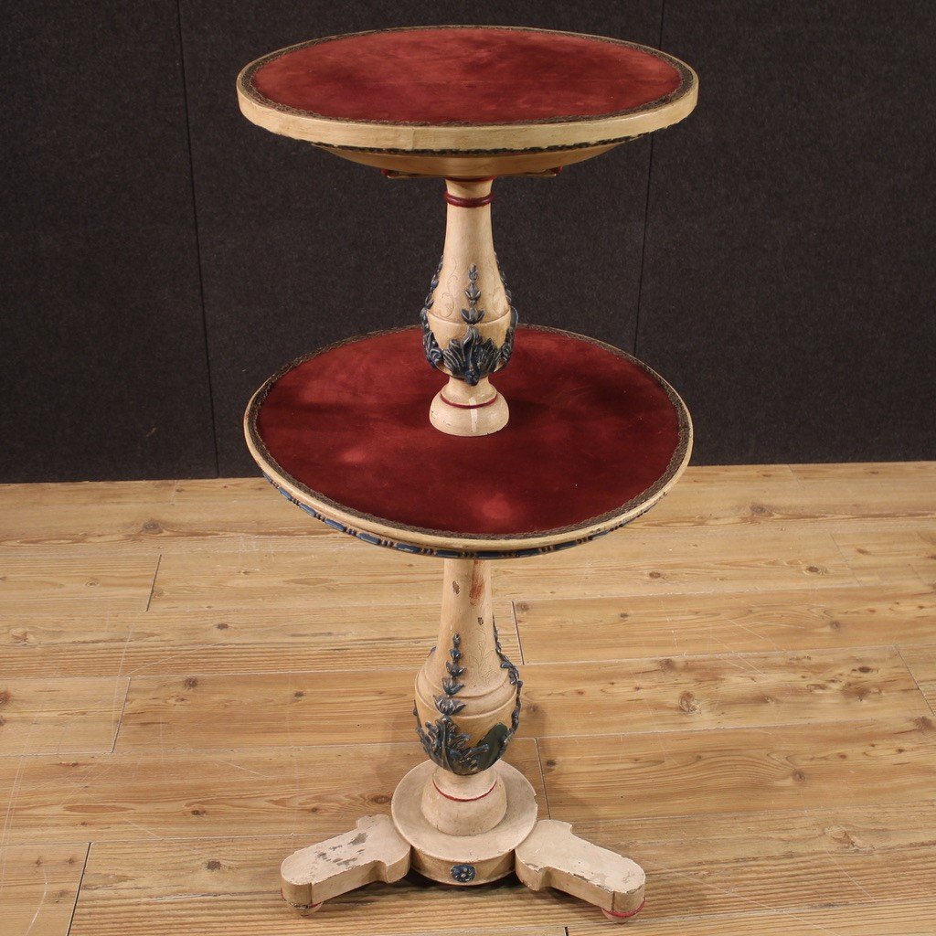 Lacquered Wood Italian Etagere From The First Half Of The 20th Century-photo-3