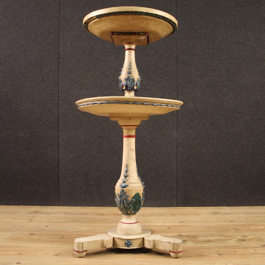 Lacquered Wood Italian Etagere From The First Half Of The 20th Century-photo-4