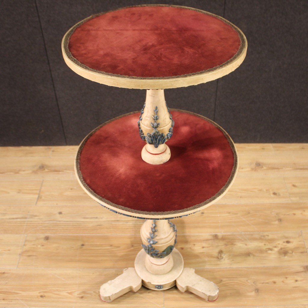 Lacquered Wood Italian Etagere From The First Half Of The 20th Century-photo-6