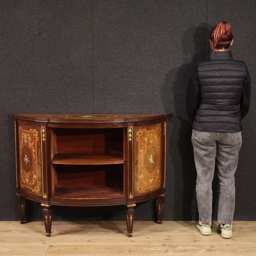Elegant Louis XVI Style Inlaid Sideboard-photo-2