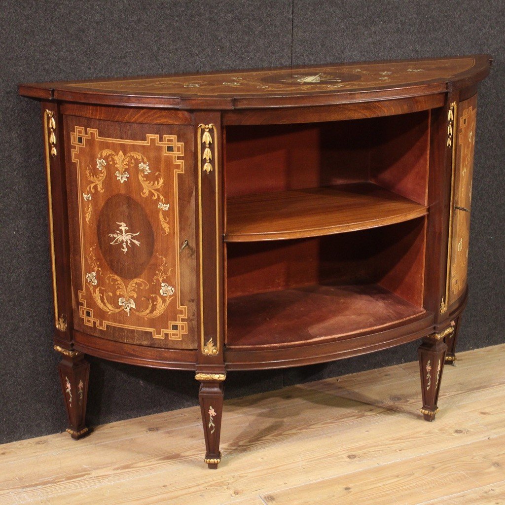 Elegant Louis XVI Style Inlaid Sideboard