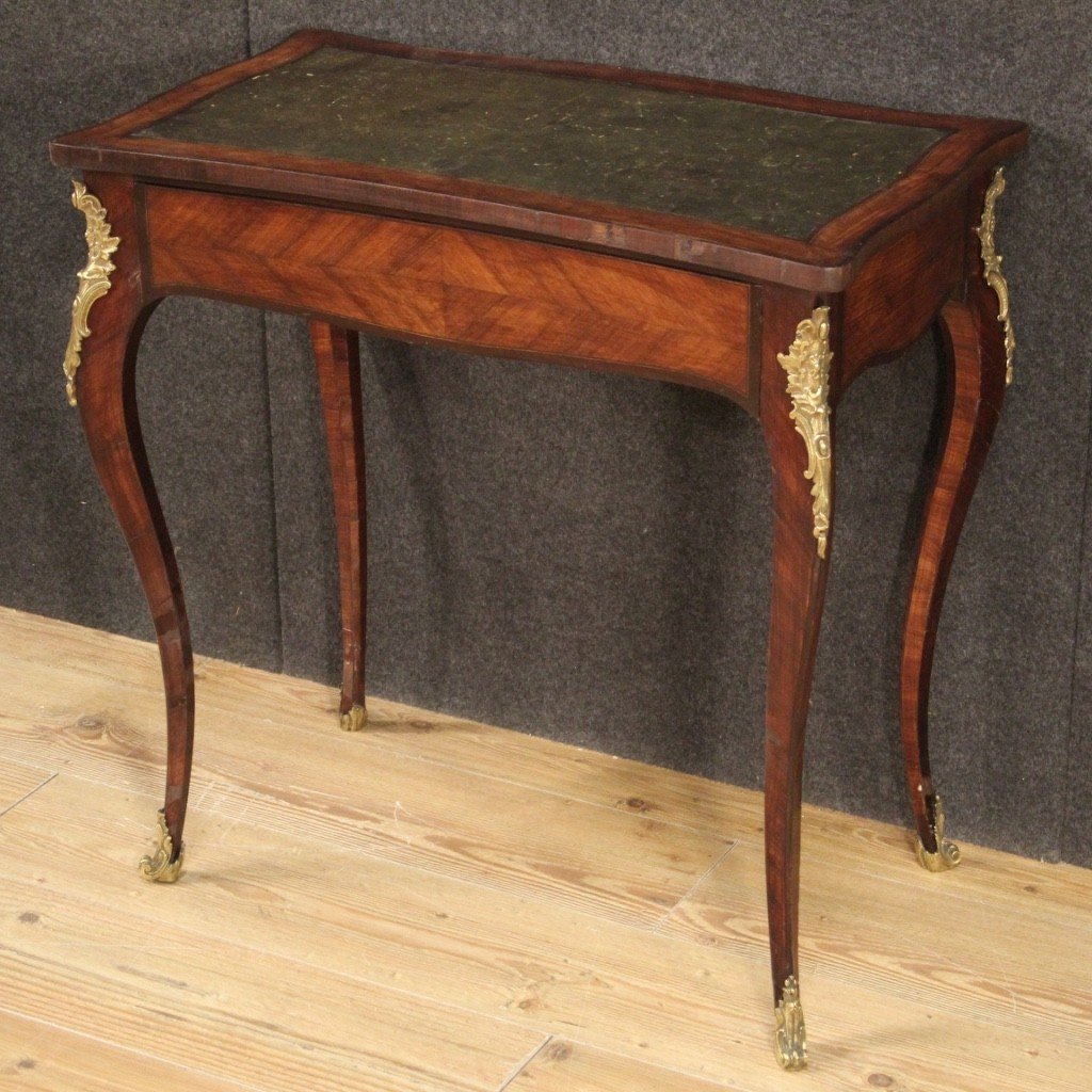French Inlaid Writing Desk From The 20th Century-photo-3