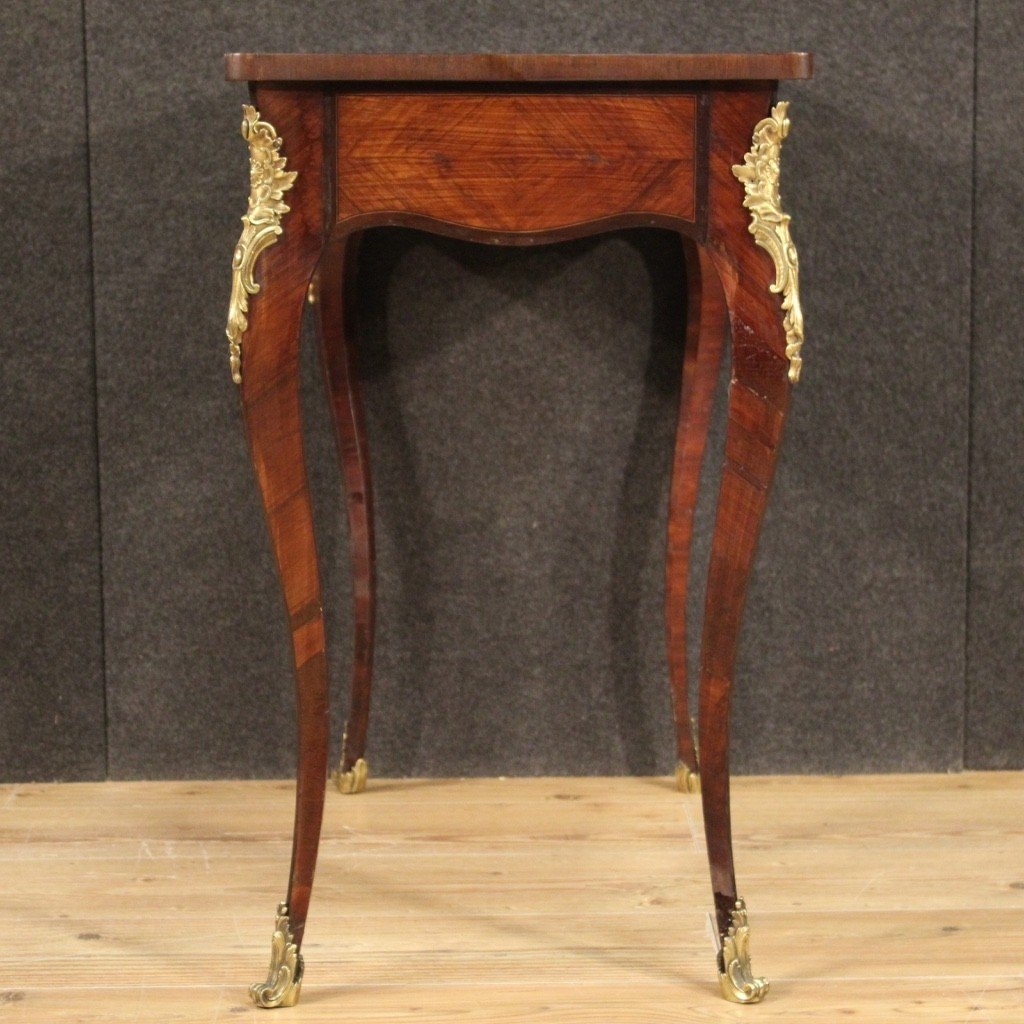 French Inlaid Writing Desk From The 20th Century-photo-4
