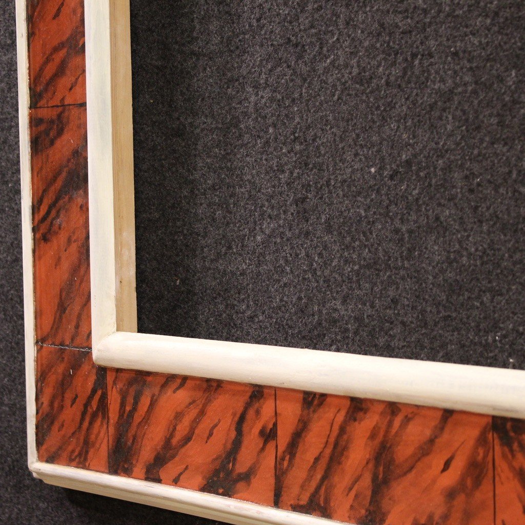 20th Century Italian Lacquered And Painted Frame-photo-4