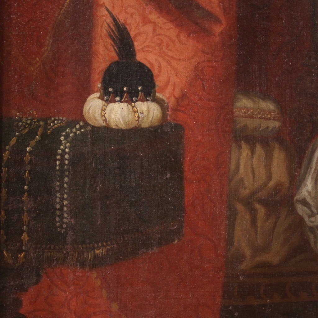 Tableau Du 18ème Siècle, Joseph Et La Femme De Putiphar-photo-8