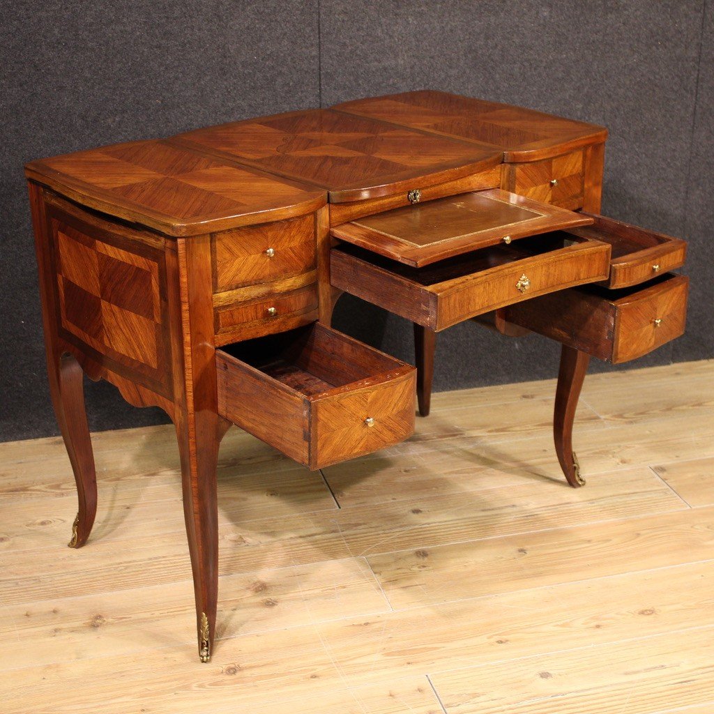 Coiffeuse Française En Bois Du 20ème Siècle-photo-2