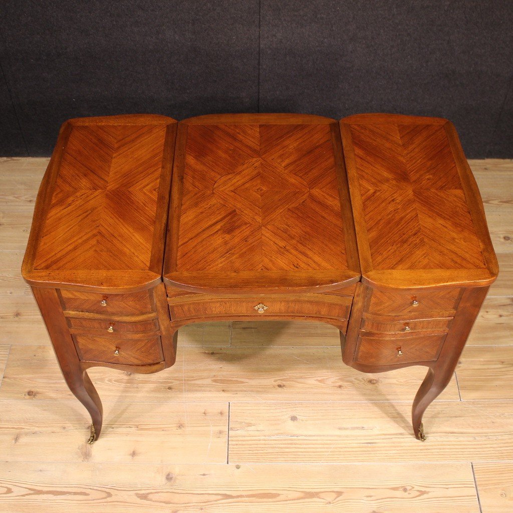 Coiffeuse Française En Bois Du 20ème Siècle-photo-5