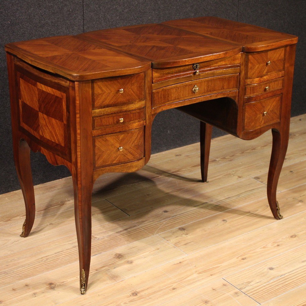 Coiffeuse Française En Bois Du 20ème Siècle
