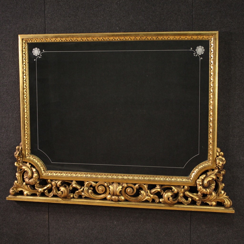 Great 20th Century Italian Overmantel Mirror