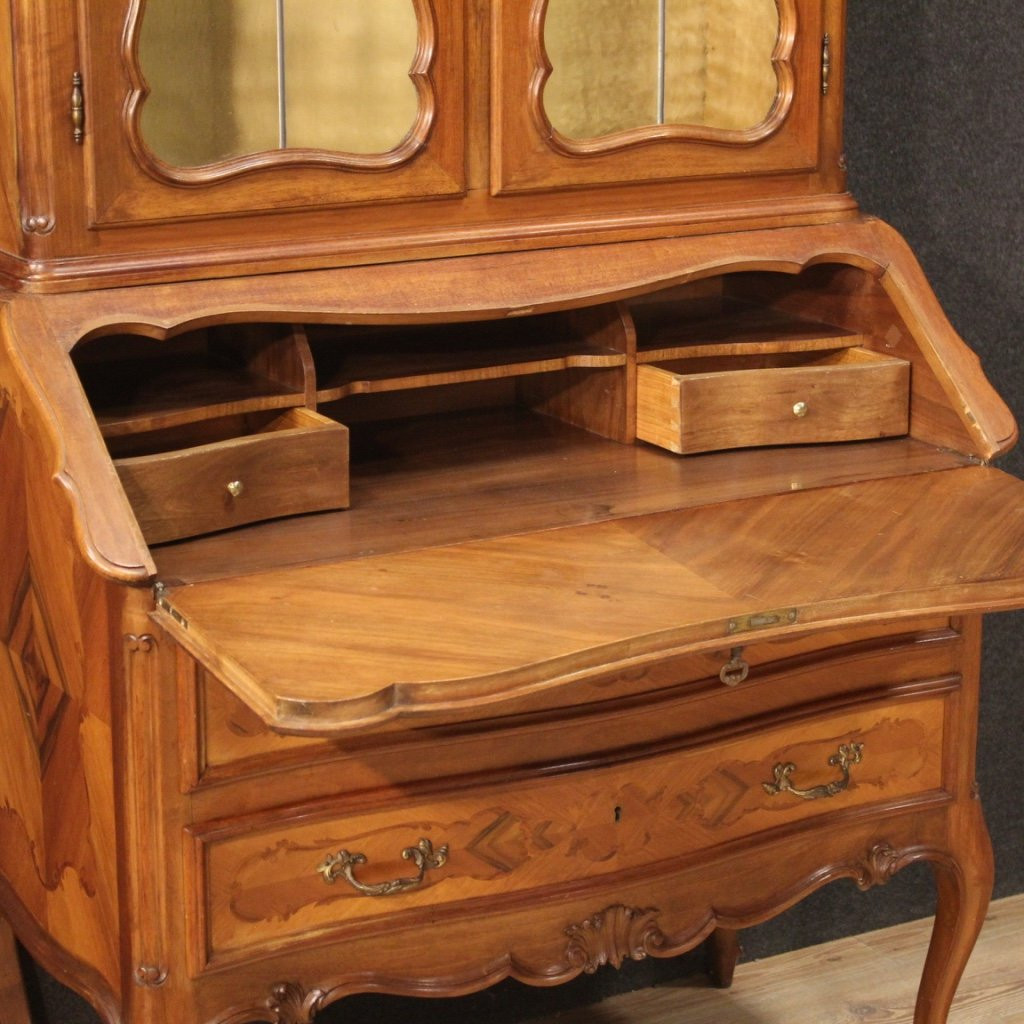 Vitrine Italienne Double Corps Des Années 1950-photo-3