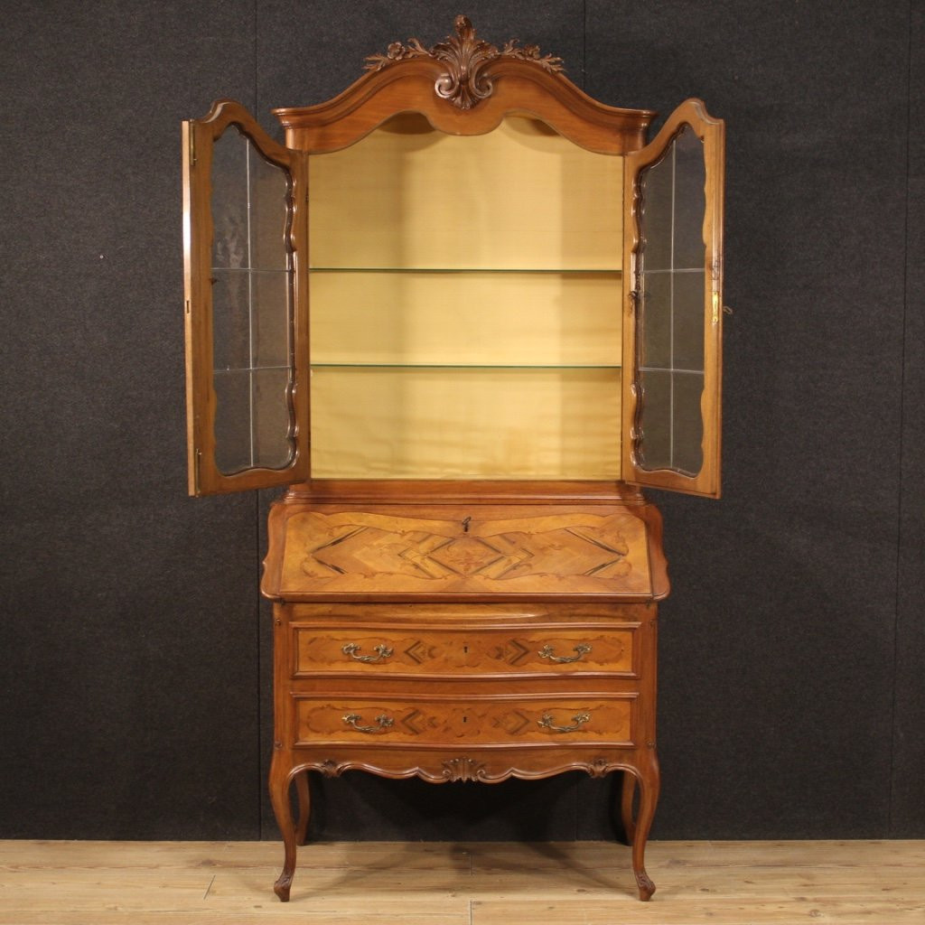 Vitrine Italienne Double Corps Des Années 1950-photo-4