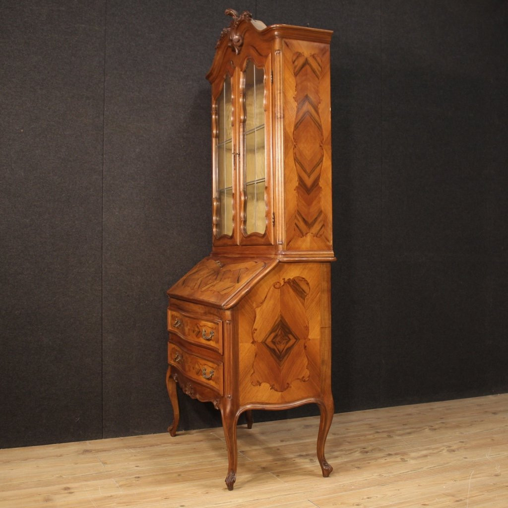 Vitrine Italienne Double Corps Des Années 1950-photo-6