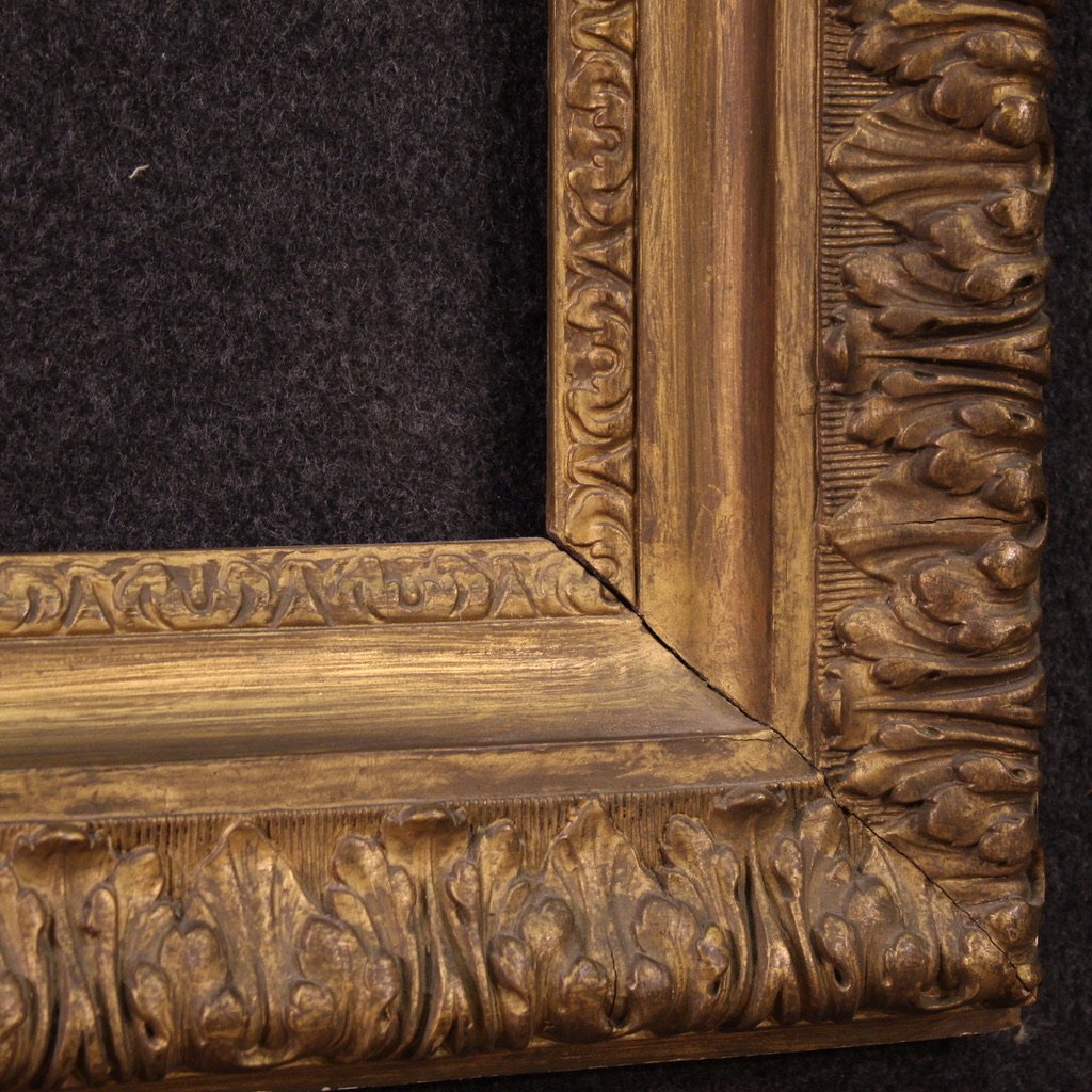 Great 20th Century Gilded Wooden Frame-photo-2