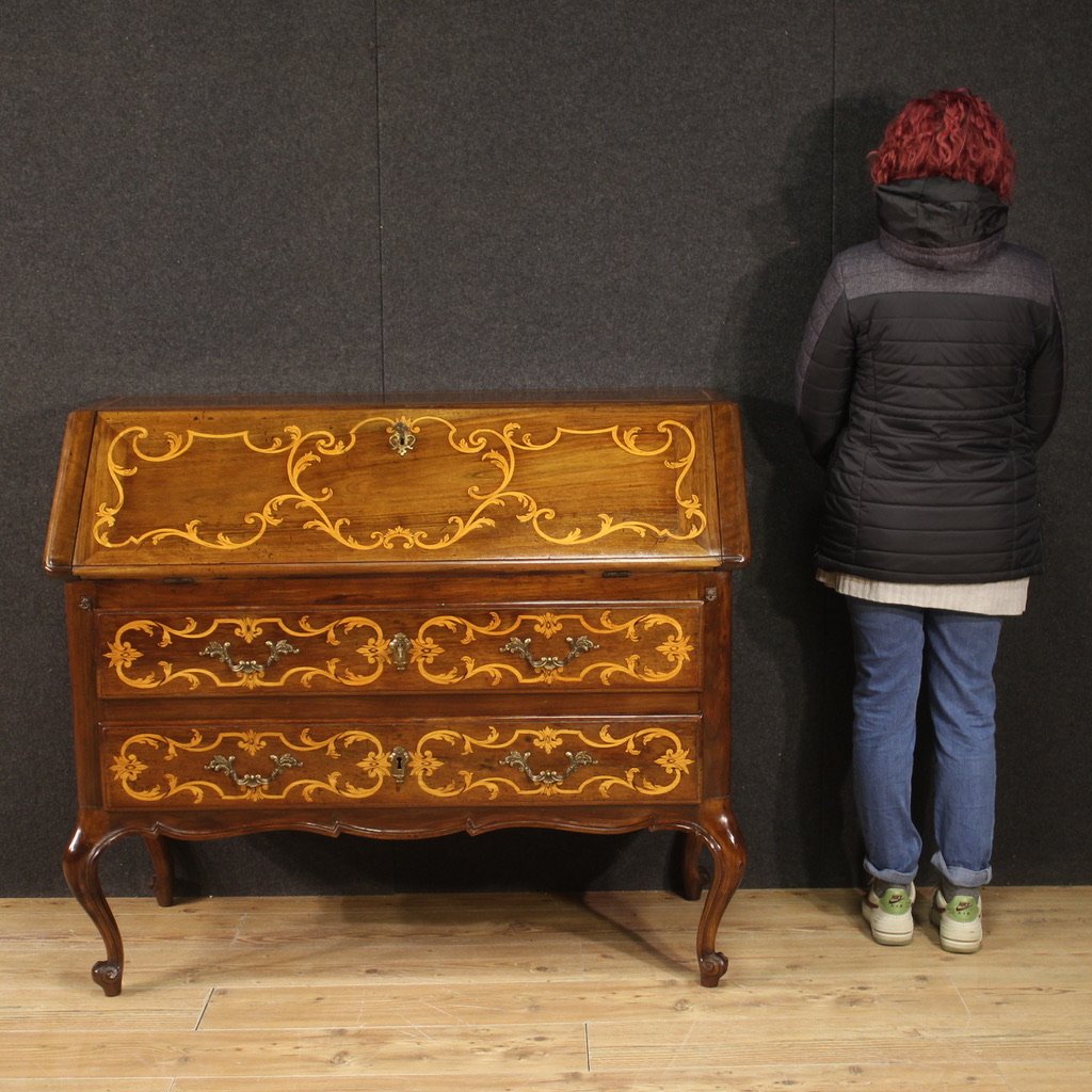 Great Italian Inlaid Bureau From The 20s-photo-1