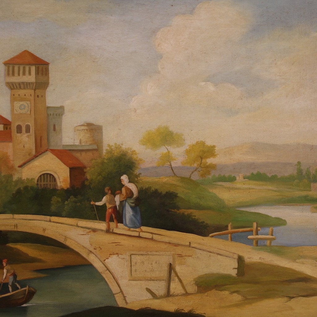 Great Landscape Painting With Figures From The 20th Century-photo-1