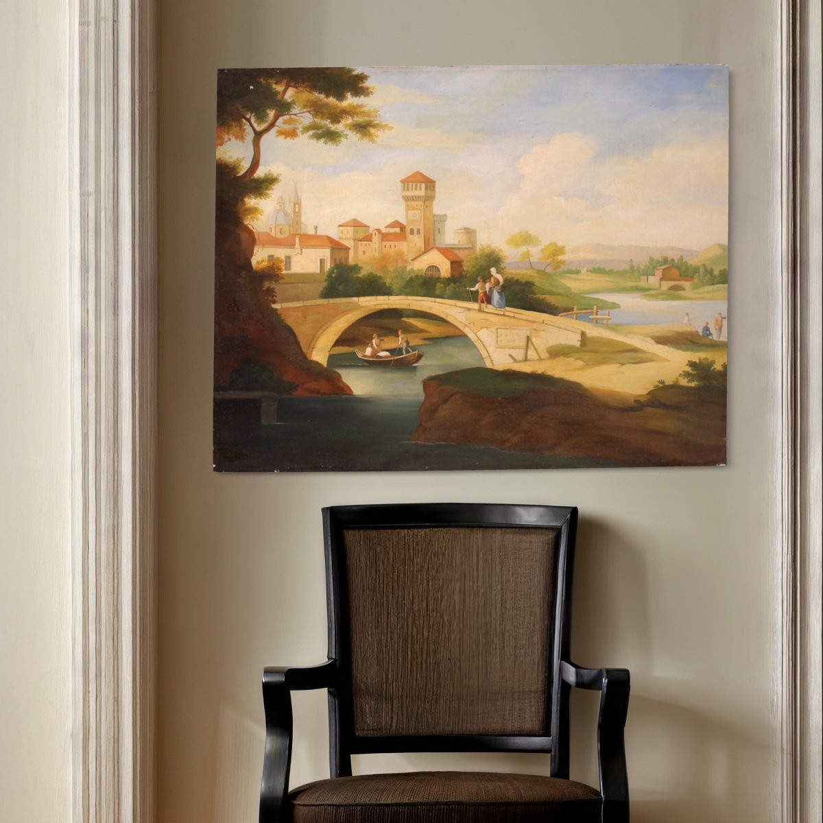 Great Landscape Painting With Figures From The 20th Century-photo-2