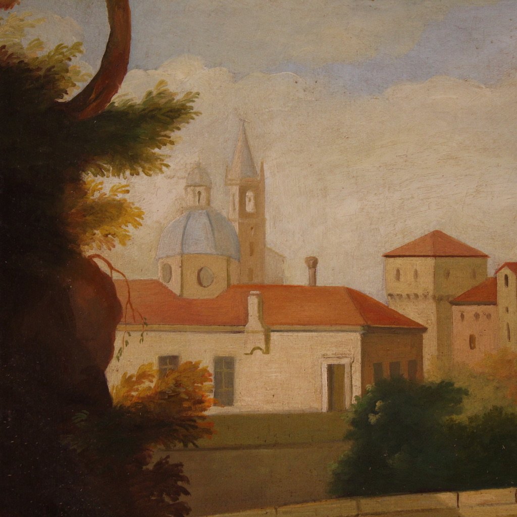 Great Landscape Painting With Figures From The 20th Century-photo-4
