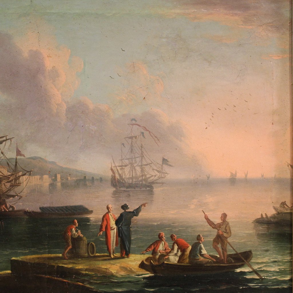 Great Italian Seascape Of The 18th Century-photo-2