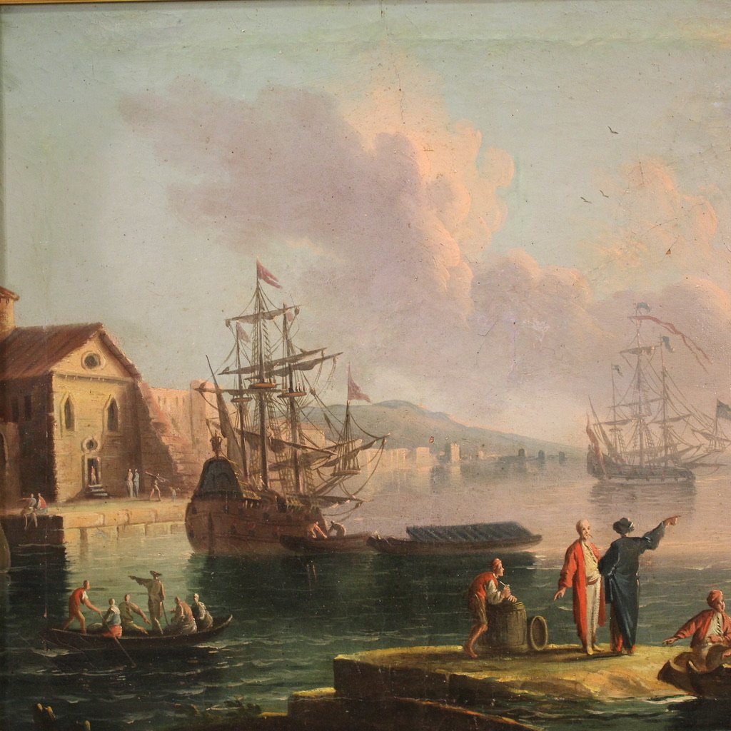 Great Italian Seascape Of The 18th Century-photo-4