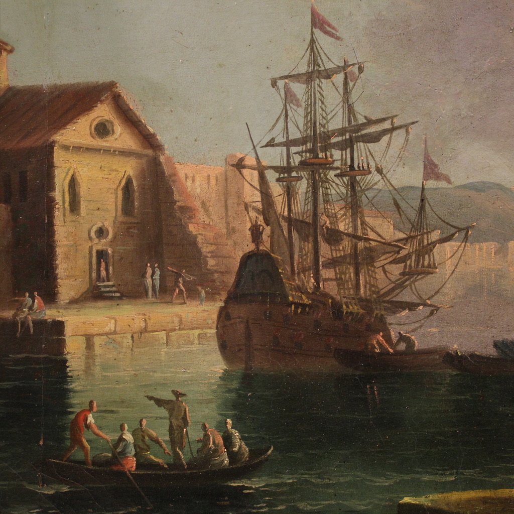 Great Italian Seascape Of The 18th Century-photo-1