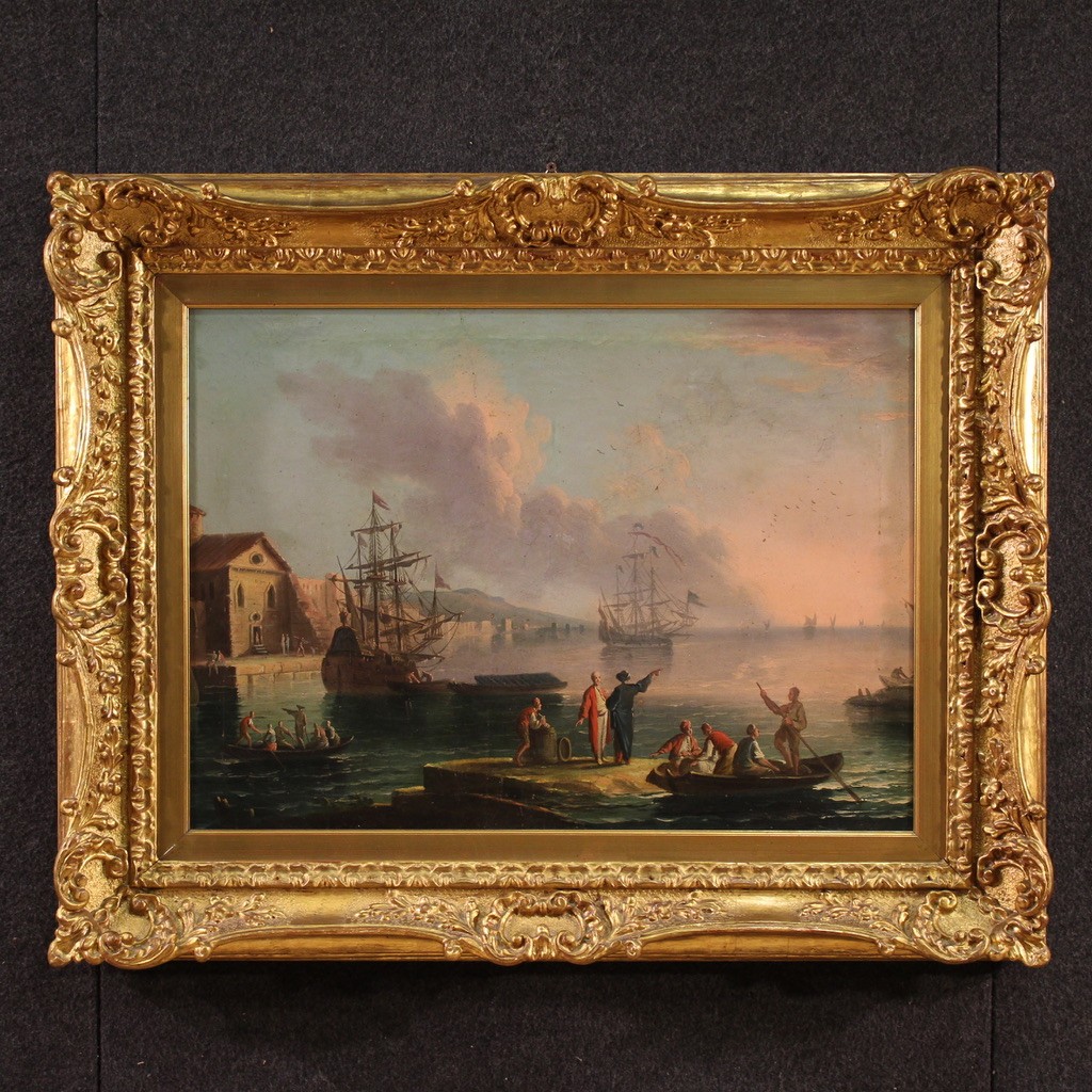 Great Italian Seascape Of The 18th Century