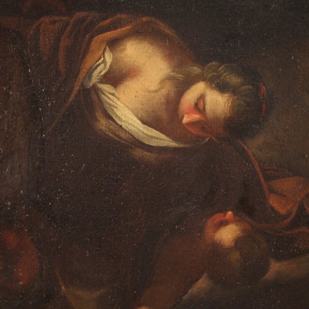 Antique Religious Painting From The 17th Century, The Massacre Of The Innocents-photo-1