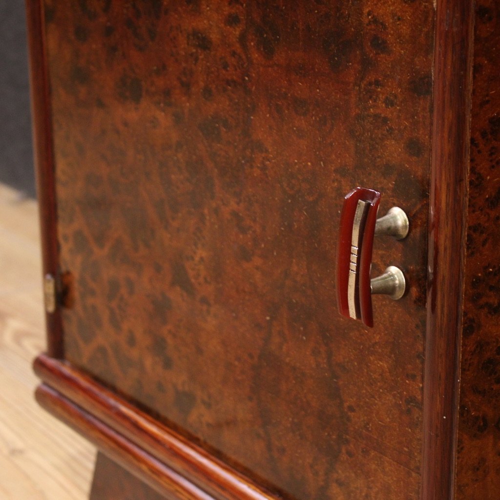 Pair Of Italian Marble Top Nightstands From The 20th Century-photo-7