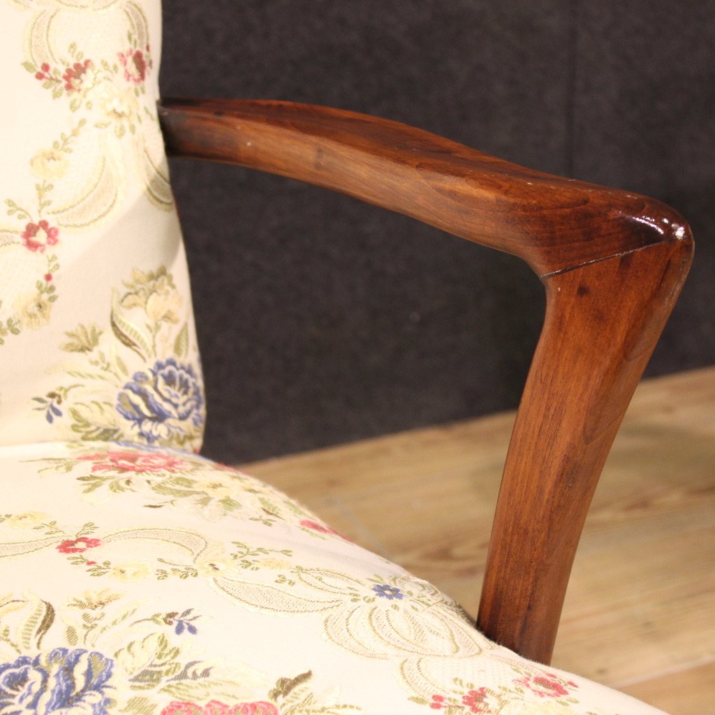 Pair Of 20th Century Italian Armchairs-photo-5