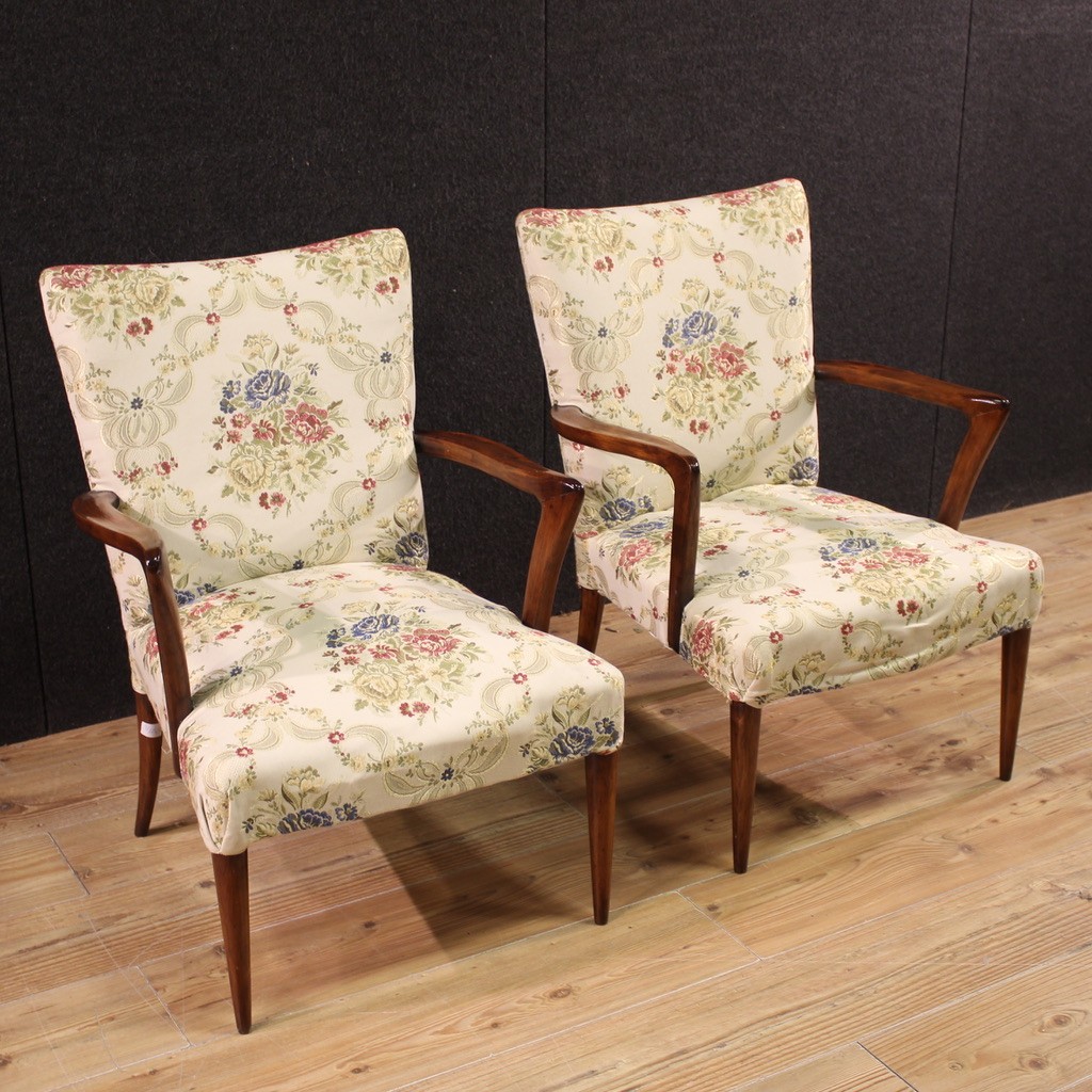 Pair Of 20th Century Italian Armchairs