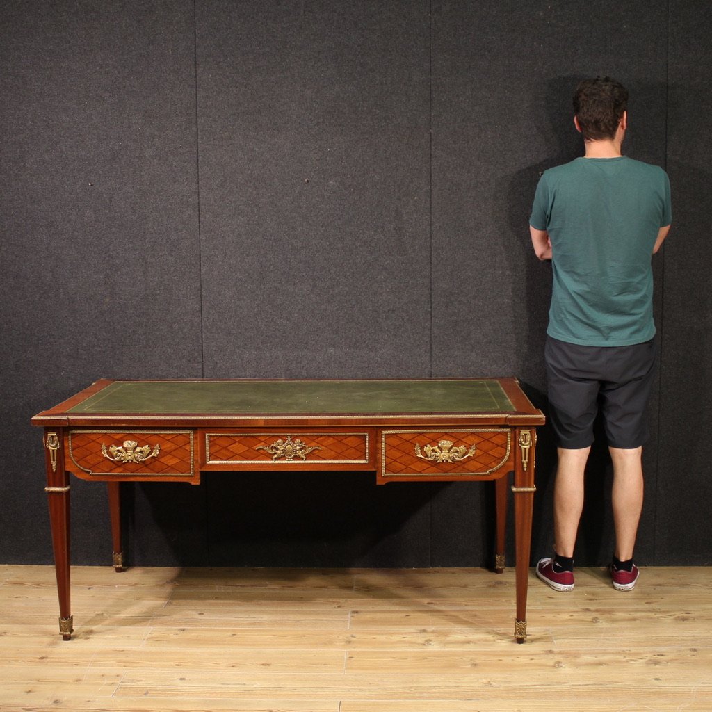 20th Century French Louis XVI Style Writing Desk-photo-2