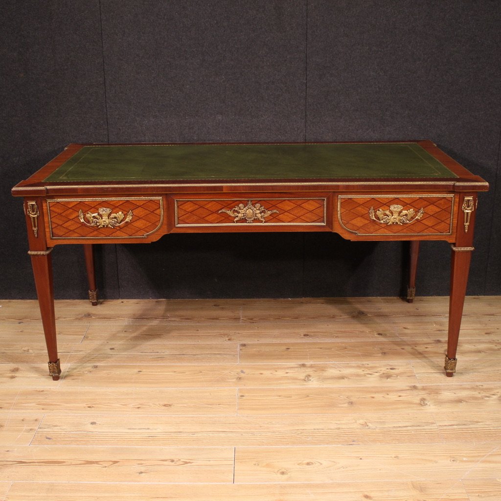 20th Century French Louis XVI Style Writing Desk-photo-2