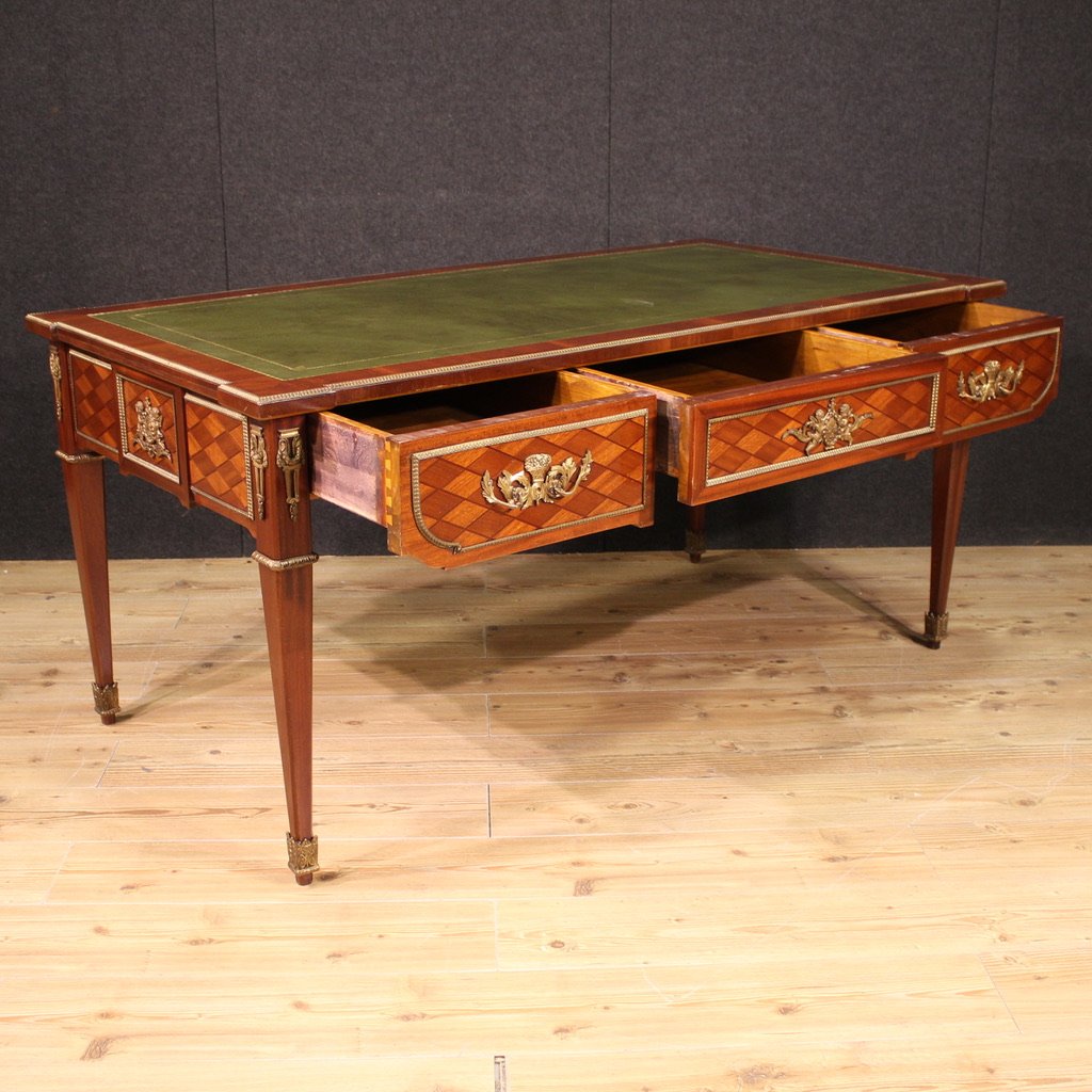20th Century French Louis XVI Style Writing Desk-photo-8