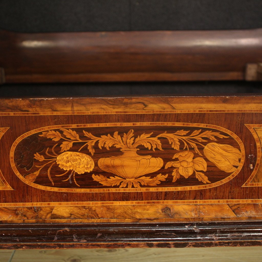 Lombard Double Bed In Louis XV Style From The 20th Century-photo-4