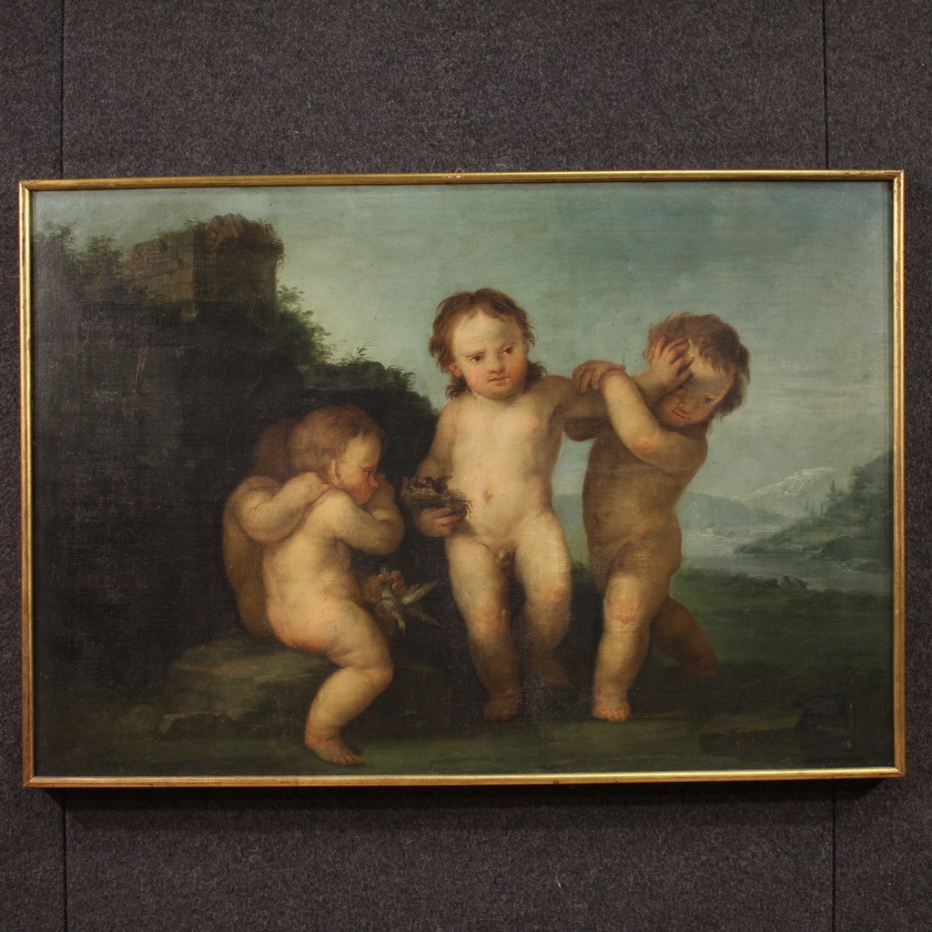 Peinture rococo italienne du 18ème siècle, Jeu des chérubins