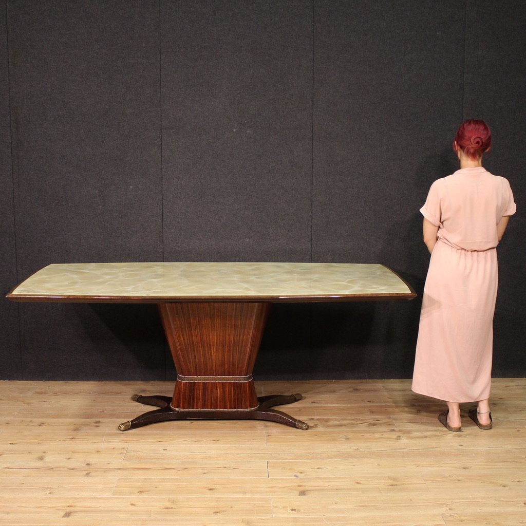 Great Dining Table Production Fratelli Rigamonti Desio, Milan, 1940s -photo-2