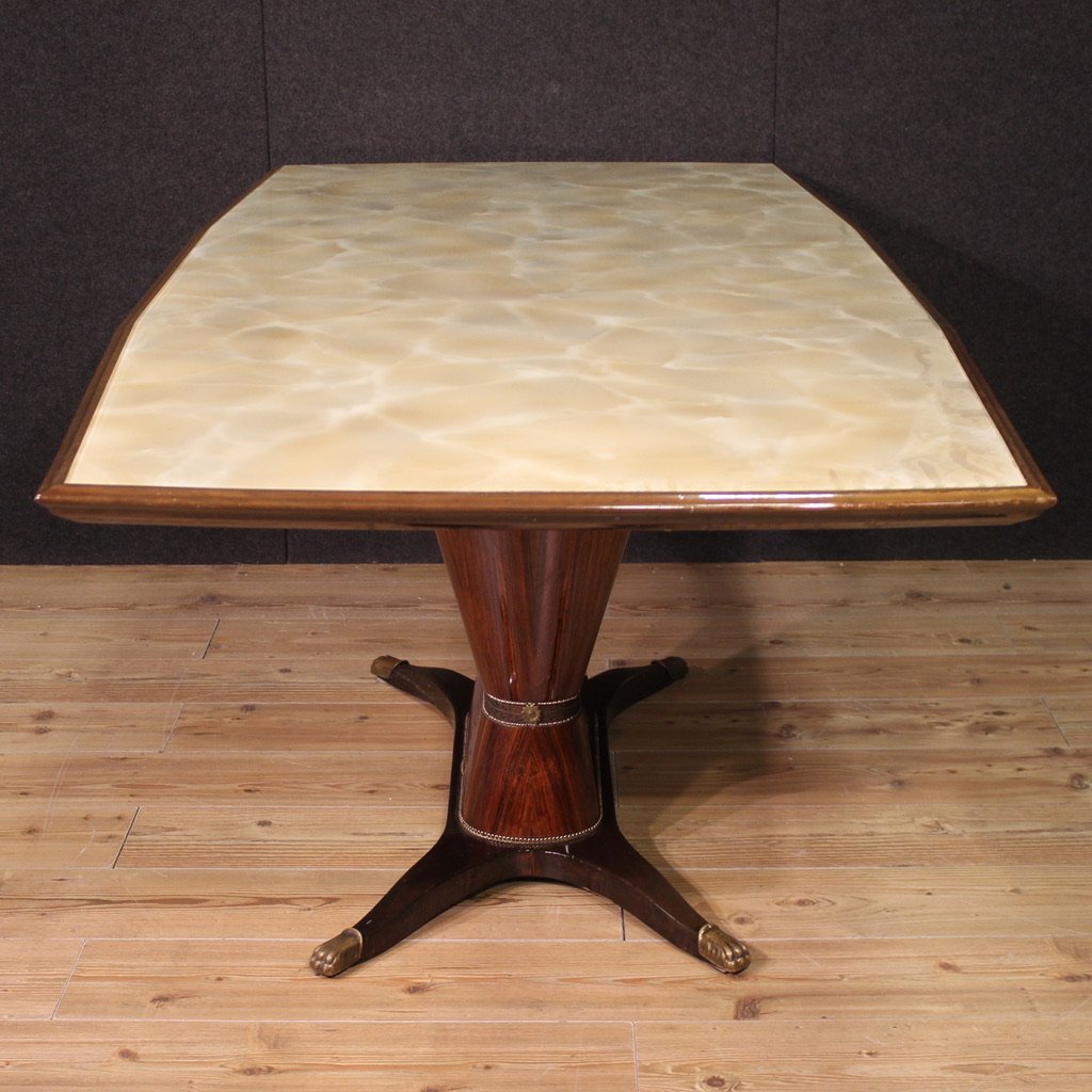 Great Dining Table Production Fratelli Rigamonti Desio, Milan, 1940s -photo-3