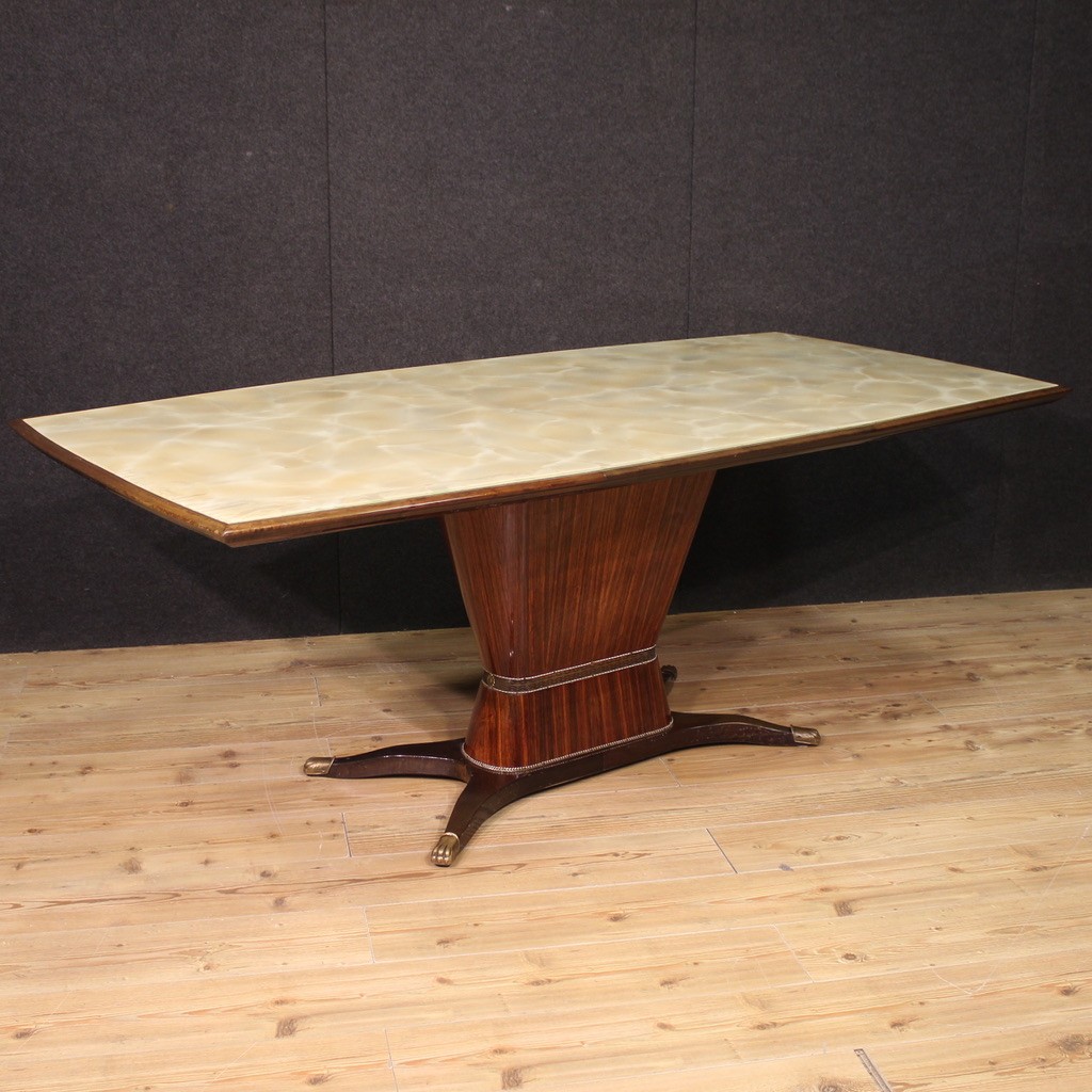 Great Dining Table Production Fratelli Rigamonti Desio, Milan, 1940s 
