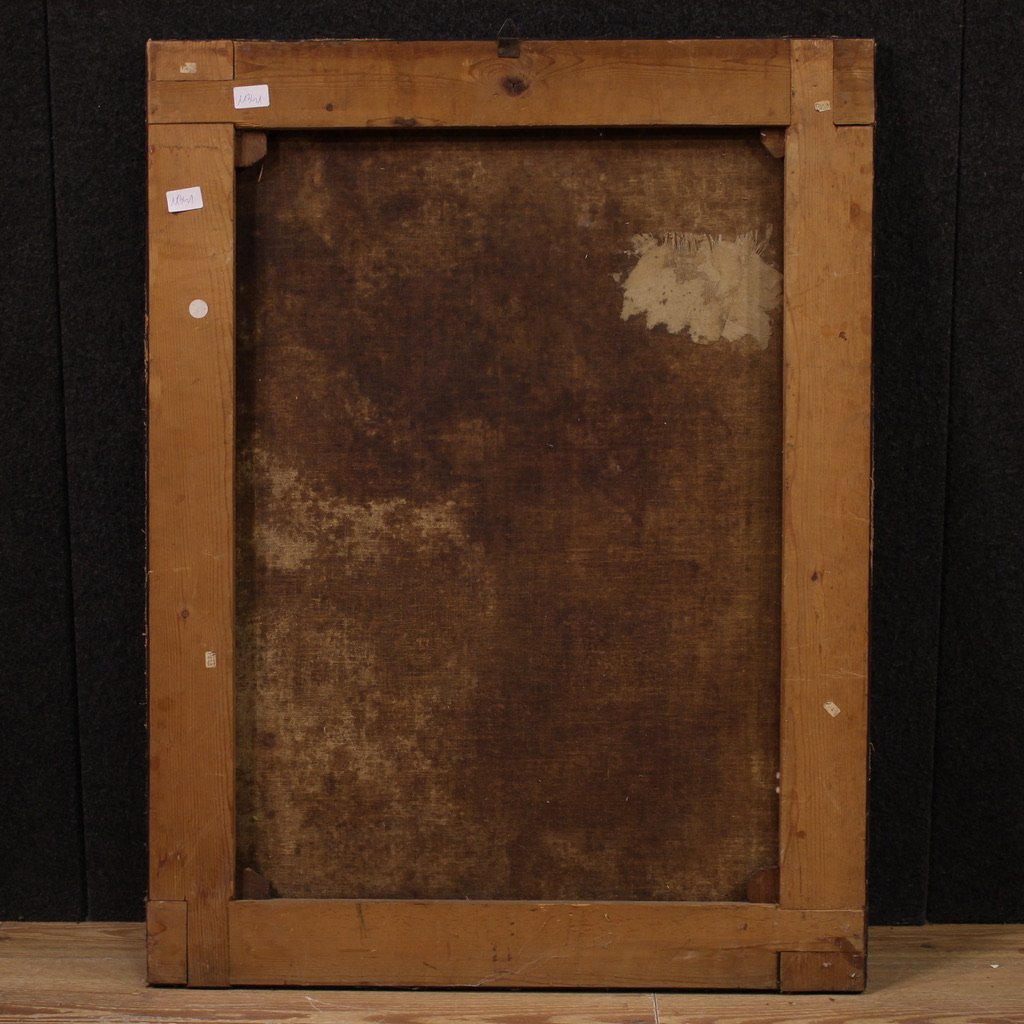 Peinture religieuse du 17ème siècle, Saint François d'Assise-photo-6