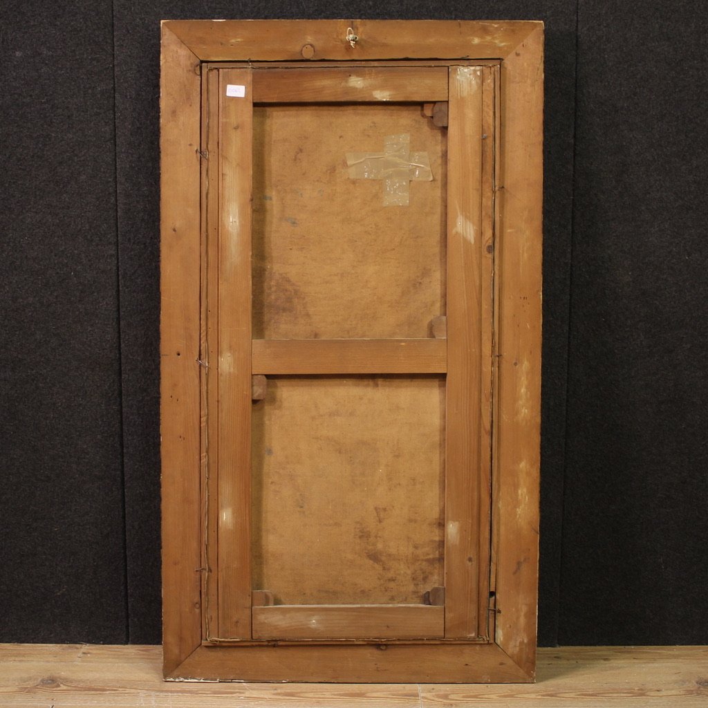 Grand tableau italien du 19ème siècle, Notre-Dame des Oliviers-photo-6