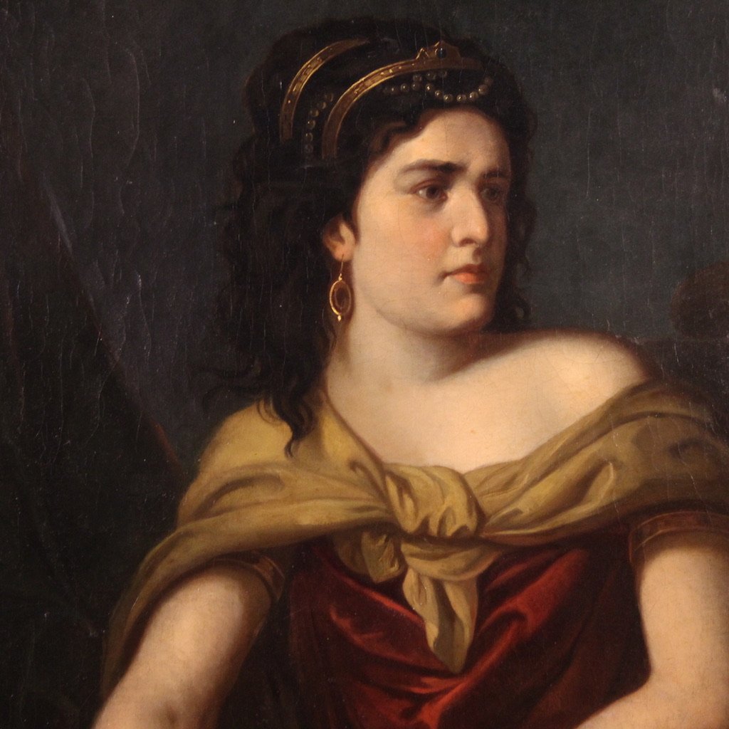 Mythological Painting Signed J. Hickel And Dated 1770, Medea-photo-3
