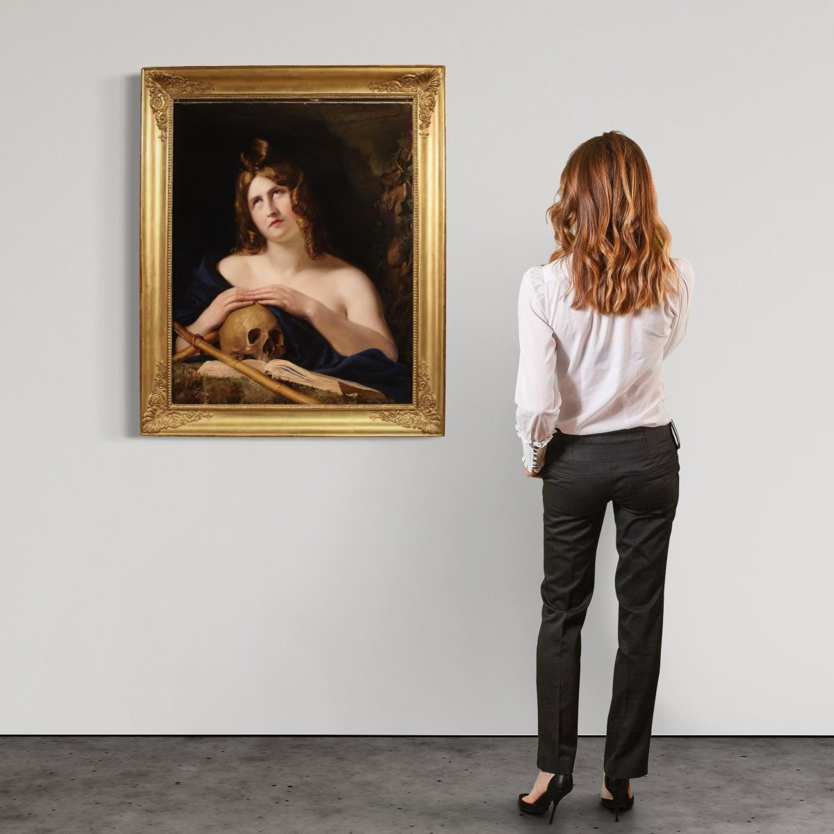 Grand tableau du 19ème siècle, Marie-Madeleine-photo-3