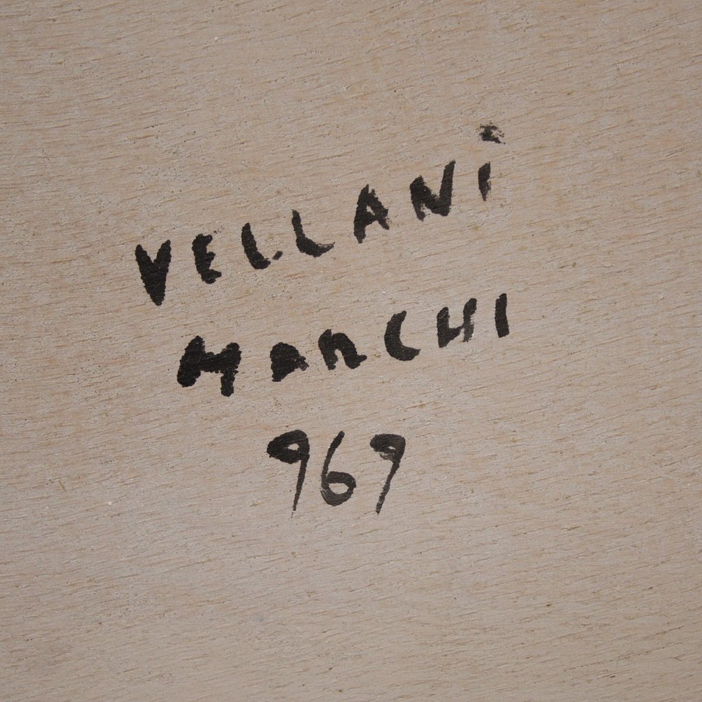 Italian Female Nude Painting Signed Vellani Marchi-photo-5