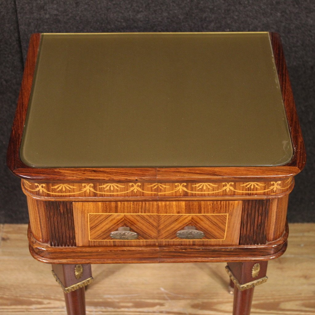 Pair Of Italian Bedside Tables From The 1960s-photo-3