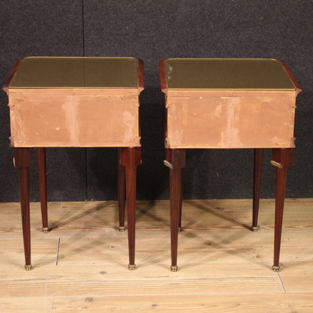 Pair Of Italian Bedside Tables From The 1960s-photo-4