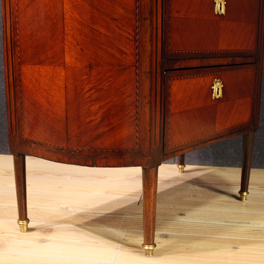 Small 19th Century Napoleon III French Dresser With Marble Top-photo-6