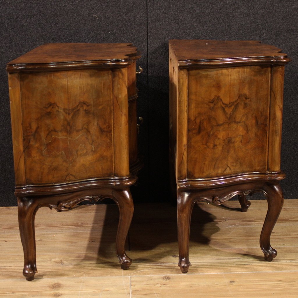Pair Of 20th-century Venetian Bedside Tables-photo-3